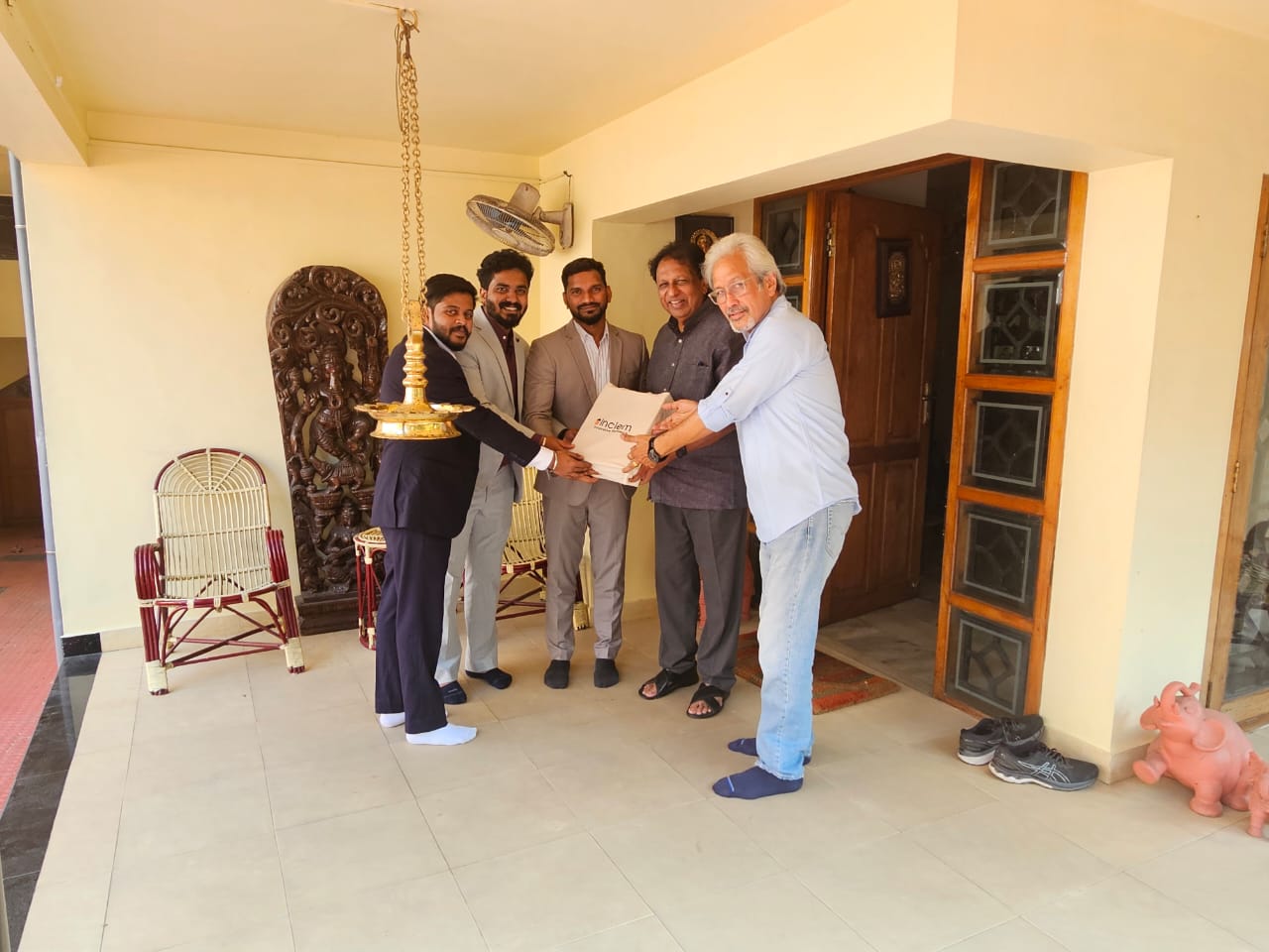With T. P. Sreenivasan, Former Indian Ambassador to the UN